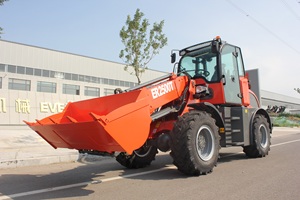 Chargeuse sur pneus télescopique compacte de 2,5 tonnes 4x4 avec attache rapide, machine de construction compacte - Product Image 2