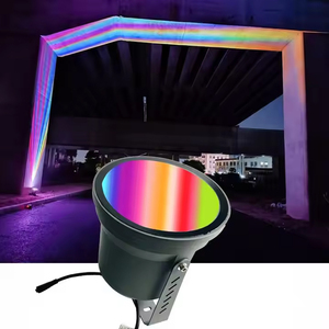 Dmx512 RGB đầy màu sắc <span class=keywords><strong>Led</strong></span> <span class=keywords><strong>Tree</strong></span> chiếu sáng cho giáng sinh trang trí IP65 Tường Ngoài Trời xây dựng cầu vồng nhuộm nhẹ Lũ lụt - Product Image 4