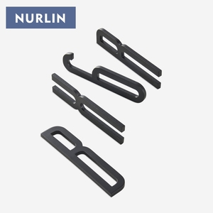 Plaques <span class=keywords><strong>de</strong></span> numéro <span class=keywords><strong>de</strong></span> <span class=keywords><strong>maison</strong></span> Nurlin 70 mm en laiton noir, pour <span class=keywords><strong>adresse</strong></span> d'appartement et boîte aux lettres, avec ruban adhésif double face - Product Image 4