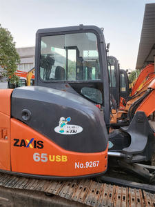 Mini excavadora usada japonesa Hitachi ZX65, motor Yanmar original de bajas horas, modelo 2019, gran oferta - Product Image 3
