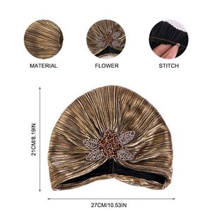 Pañuelo para la Cabeza de Alta Calidad con Lazo de Joyería, Accesorios para Mujer, Turbante Diario de Poliéster - Product Image 3