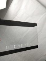 Logotipo personalizado resistente al calor CNC perforación templado serigrafía vidrio para electrodomésticos de cocina horno piezas de puerta eléctrica