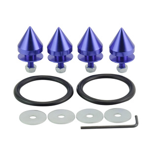 Vis coniques de renforcement de pare-chocs de voiture en alliage d'aluminium Rouge Bleu Noir Argent Violet Or DP15 pour la mise à niveau et la rénovation - Product Image 4