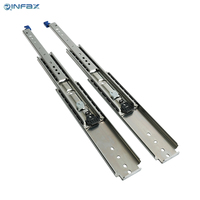 Glissières de tiroir robustes avec serrure 18 20 22 24 26 28 30 32 34 36 38 Rail de roulement à billes à extension complète à montage latéral de 40 pouces