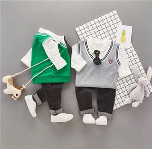 Ensemble de vêtements pour garçons, veste et t-shirt à col en V pour enfants, jeans de marque, lots en provenance de fabricants chinois - Product Image 3