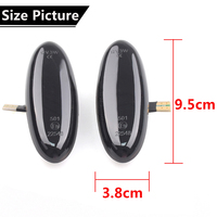 Luces de señal de giro de marcador lateral para MAZDA 323 626 MPV PREMACY Tribute Protege Astina Lantis B2500 intermitente secuencial dinámico