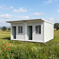 Casa Contenedor Prefabricada de Montaje Rápido, Edificio Modular Desmontable e Integrado para Instalación Rápida, Oficina en Sitio y Alojamiento para Personal