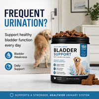 Vente en gros de friandises moelleuses pour chiens, soutien de la vessie, santé urinaire, formule à la canneberge et au D-Mannose, pour toutes les races de chiens, toutes les étapes de vie, OEM