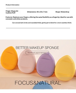 Latexfreier Mini Nass-Trocken Make-up Schwamm für Foundation und <span class=keywords><strong>Concealer</strong></span> mit Individuellem Logo - Product Image 4