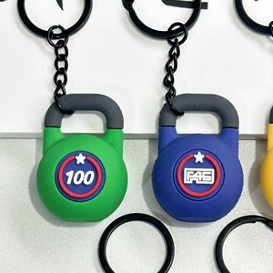 พวงกุญแจดัมเบลชุดออกกำลังกายพวงกุญแจอุปกรณ์เสริมกระเป๋าพ<span class=keywords><strong>ว</strong></span>งกุญแจพี<span class=keywords><strong>ว</strong></span>ีซีจี้เครื่องประดับ3D - Product Image 5