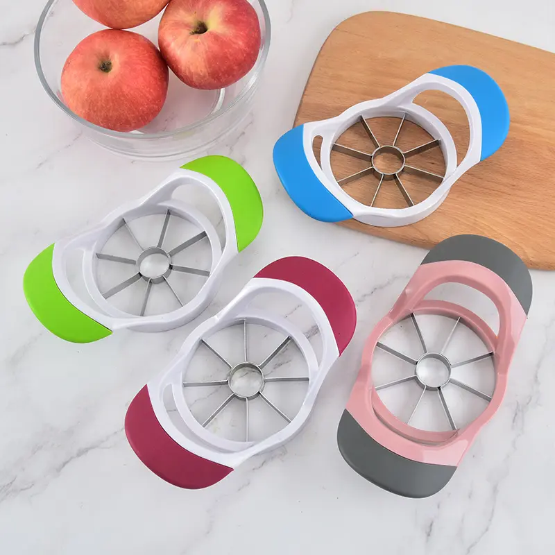 Amazon hot sale stainless steel apple cutter kitchen gadgets for fruit manual apple slicer corer