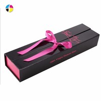 Scatole Regalo di Lusso Personalizzate 2026 in Cartone a Forma di Libro con Fodera in Seta e Raso per Confezioni di Parrucche ed Extension