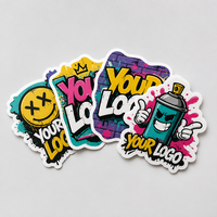 Autocollant vinyle personnalisé pour la culture et l'art des skateboards, résistant aux UV, qualité professionnelle, pour la décoration de planches, casques et trucks.