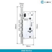 Cerradura Inteligente para Puerta Sinon R13, Económica, con Huella Dactilar, Reconocimiento Facial, Control por Aplicación Tuya, para Puertas de Madera, Seguridad del Hogar
