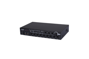 Mini <span class=keywords><strong>Amplificador</strong></span> de <span class=keywords><strong>3</strong></span> <span class=keywords><strong>Zonas</strong></span>, Sistema de PA de 150W con Bluetooth, <span class=keywords><strong>Amplificador</strong></span> de Sonido Público para Música Ambiental en Tiendas - Product Image 5
