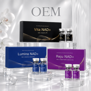 เซรั่มบำรุงผิวหน้า NAD+ แบบฉลากส่วนตัว แอมพูลเอสเซนส์เพิ่มความชุ่มชื้นและกระชับผิว รับผลิตแบบ OEM ODM สูตรเฉพาะ ผู้ผลิตและจำหน่ายผลิตภัณฑ์ดูแลผิว - Product Image 6