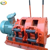 Treuil à gratteur avec benne de décapage, ensemble complet, équipement de treuil à gratteur pour le transport souterrain de minerai et de débris dans les mines de charbon