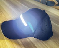 Gorra de Béisbol con Iluminación LED Recargable 2025 para Correr y Ciclismo Nocturno al Aire Libre