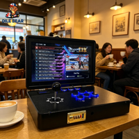 Máquina Arcade Profesional con Pantalla de 14 Pulgadas, 30000+ Juegos, Pandora Saga DX, Gabinete de Juego Retro Metálico Plegable para un Jugador