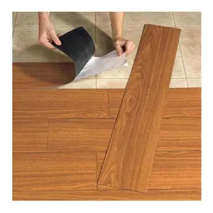 Luxury Vinyl Engineered Plastic Flooring Waterproof Tiles Self Adhesive Floor For Living Room Dining Hall