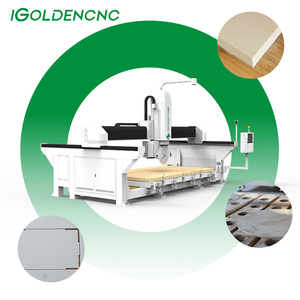Igoldencnc เครื่องตัดแผ่นหินอินฟาเรด5 + 1แกนเครื่องตัดแผ่นหินอ่อน CNC เลื่อยสะพาน - Product Image 2