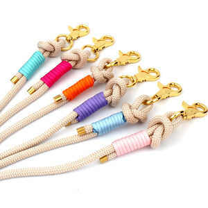 Поводок для дрессировки собак и кошек: классический, мягкий, полосатый, из нейлона, ручной работы, с выдвижной лентой, прямо с фабрики, на заказ, класса люкс - Product Image 6