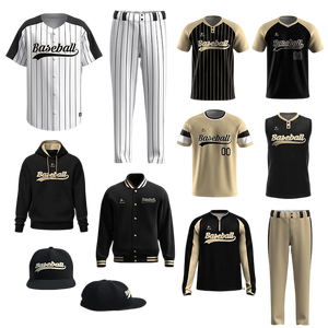 Maillot de <span class=keywords><strong>baseball</strong></span> rétro personnalisé à rayures fines, ensemble uniforme de <span class=keywords><strong>baseball</strong></span>, club sportif d'anciens étudiants, 100% polyester antibactérien - Product Image 3