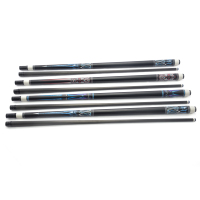 En gros, queues de billard articulées 1/2 avec extension, en carbone noir technique, pointe de 13 mm et connexion rapide 3/8*8