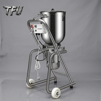 TFU Commerciële Volledig Automatische Tafelblender voor Hotelgebruik, Volledig Koperen Motor, IJscontrolefuncties, Inclusief IJsvergruizers en -schaafmachines