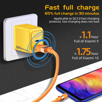 Chargeur mural double port USB-C et USB-A SDL Private Mold, adaptateur de charge rapide avec câble de charge, logo personnalisé OEM ODM