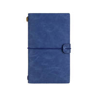 Carnet de voyage A6 personnalisé vintage en cuir pour l'extérieur, journal de voyage, bloc-notes en cuir sur mesure