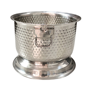 <strong>Ice</strong> <strong>Bucket</strong> Stainless Steel 304 <strong>Large</strong> Capacity 22L for Wine Champagne Vodka Insulated with Stand - Product Image 4