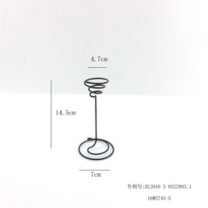 Support de Plante en Fer Forgé Minimaliste Moderne, Rond, pour Bureau ou Sol, Durable, pour Plantes Vertes - Product Image 4