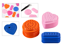 Nouveau support de plateau de colle à cils en Pvc jetable palette accessoires d'extension de cils palette adhésive à cils