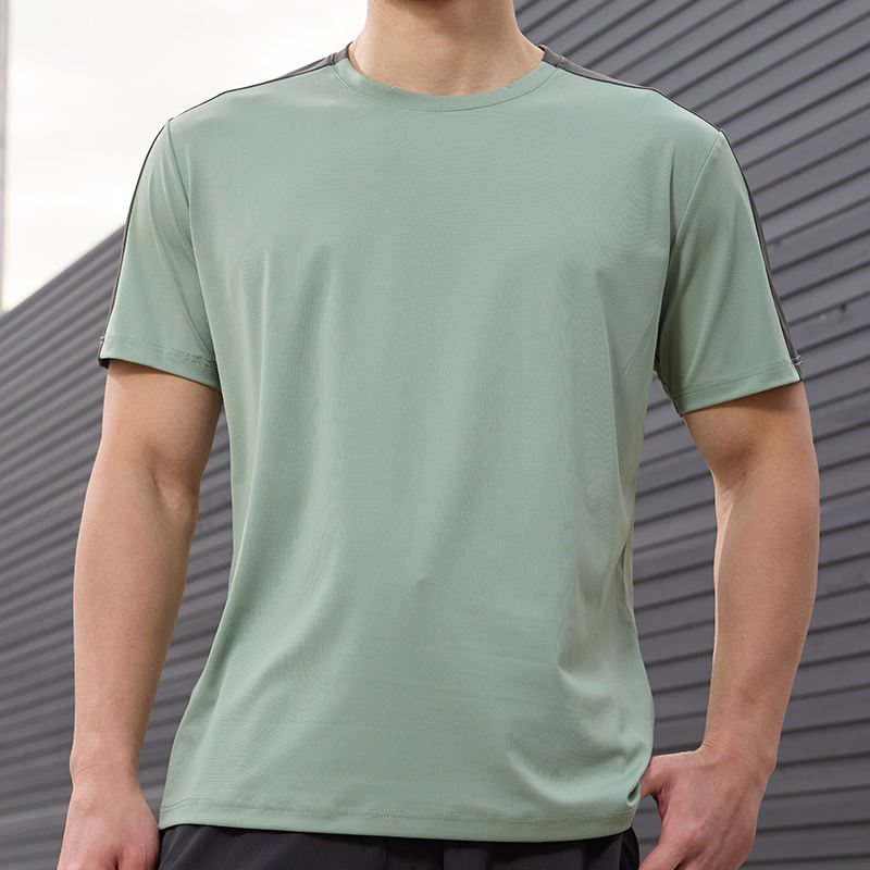 Wholesale Round Neck Casual Lightweight Quick Dry Fabric Six Color