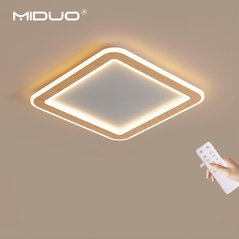 Modern AC Iron Warm White 3000K Wholesale Surface Ultra Slim Square Led Ceiling Light for Bedroom Corridor