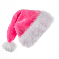 Chapeaux de Père Noël bleu roi de haute qualité pour adultes, en velours confortable, ajustables, décoration de costume de luxe