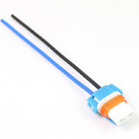 Connecteur femelle 4 broches à manchon transparent vers bornes à déconnexion rapide de type fourche pour faisceau de câbles de réparation électrique automobile