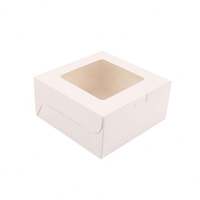 Boîtes d'emballage en carton personnalisées quantité minimale de commande bas de gamme boîte d'emballage à gâteau en papier macaron pâtisserie