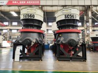 Concasseur à cône hydraulique monocylindre Hongxing Machinery SC250S Cs440, concasseur secondaire de grande taille 400-500tph