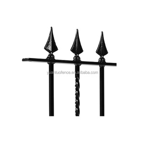 Residential Galvanized Steel <strong>Picket</strong> Fence With Powder Coated Finish And Ornamental Spear Top For Garden Yard - Product Image 1