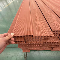Planches de terrasse en WPC ignifuges, imperméables, anti-corrosion, surface 3D, durables, pour extérieur