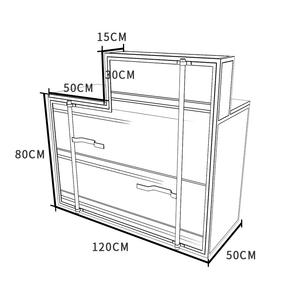 Cajero gimnasio <span class=keywords><strong>Internet</strong></span> celebridad minimalista hierro estilo Industrial Bar Retro moderno pequeño mostrador de recepción - Product Image 5