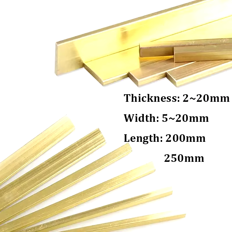 Length 250mm 200mm H59 Brass Flat
