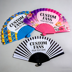 Fabricante de abanicos plegables españoles personalizados. Palitos de madera/plástico seguros. Muestreo de Lotes Pequeños y Venta al por Mayor Disponibles - Product Image 3