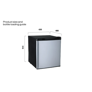 Hot Sale Fridge Compact <b>Refrigerators</b> Modern Solar Freezer <b>Refrigerator</b> Built in Makeup Other Mini Fridge for Bedroom - Product Image 2