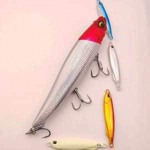 225mm 127g di galleggianti Treble Hook Big Game Top matite d'acqua per cani di acqua salata di plastica di mare esche da pesca esche esche da pesca - Product Image 1