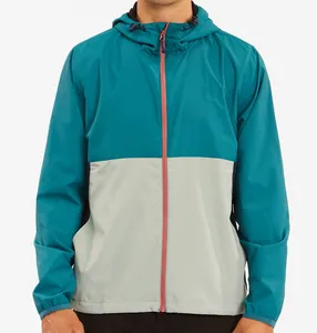 Cheap high quality custom hiking rain jacket hoodie wind breaker windproof light windbreaker jacket
