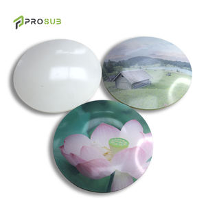 Prosub vente en gros Sublimation <span class=keywords><strong>verre</strong></span> <span class=keywords><strong>trempé</strong></span> Photo <span class=keywords><strong>plaque</strong></span> Rectangle rond Steak fruits plateaux vierges Sublimation plaques - Product Image 3