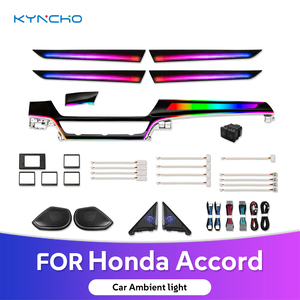 KYNCHO per Honda Accord Kit Luci Ambientali Auto a 64 Colori LED, Illuminazione Interna Auto Sinfonica a 64 Colori con Controllo Bluetooth APP - Product Image 1